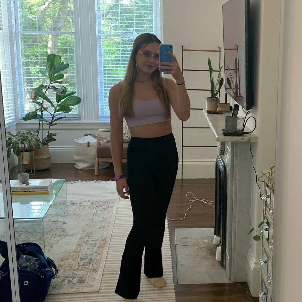 Black Flared Pants